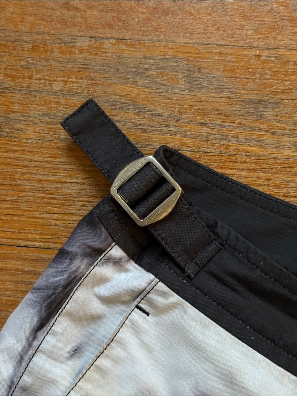 Orlebar Brown Black Swim Shorts with Dog Face Print - Picture 7 of 8